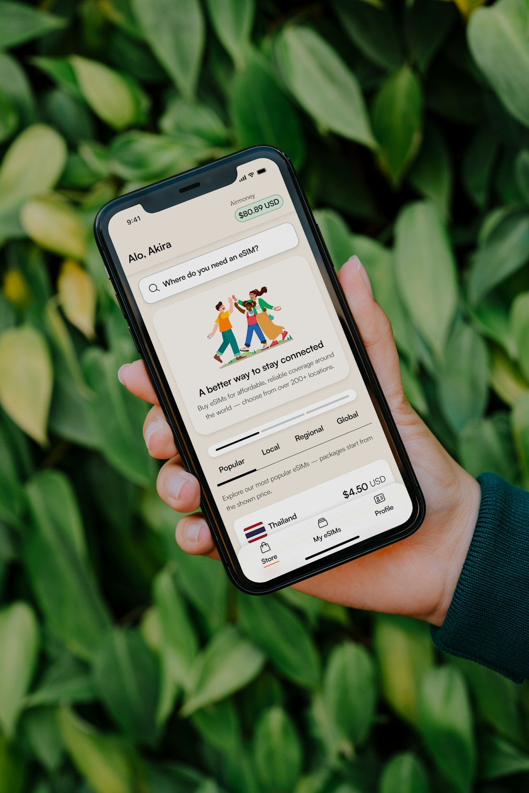 Stay connected with an eSIM while overseas